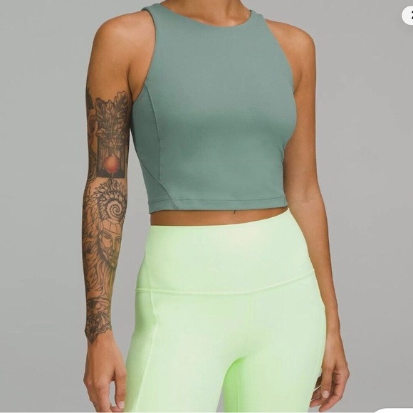 Lululemon Teal Align High-Neck Tank Top Teal - Picture 7 of 8